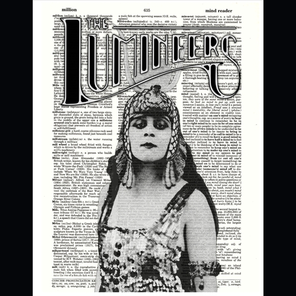 Lumineers Music Band Dictionary Art Print - Picture 4 of 5